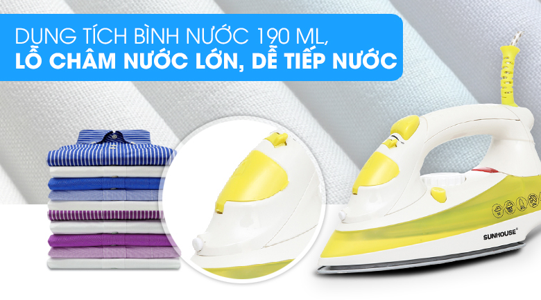 Bàn ủi hơi nước Sunhouse SHD2067 1800W