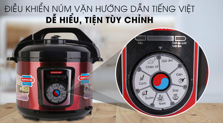 Nồi áp suất điện Sunhouse SHD1755 5 lít