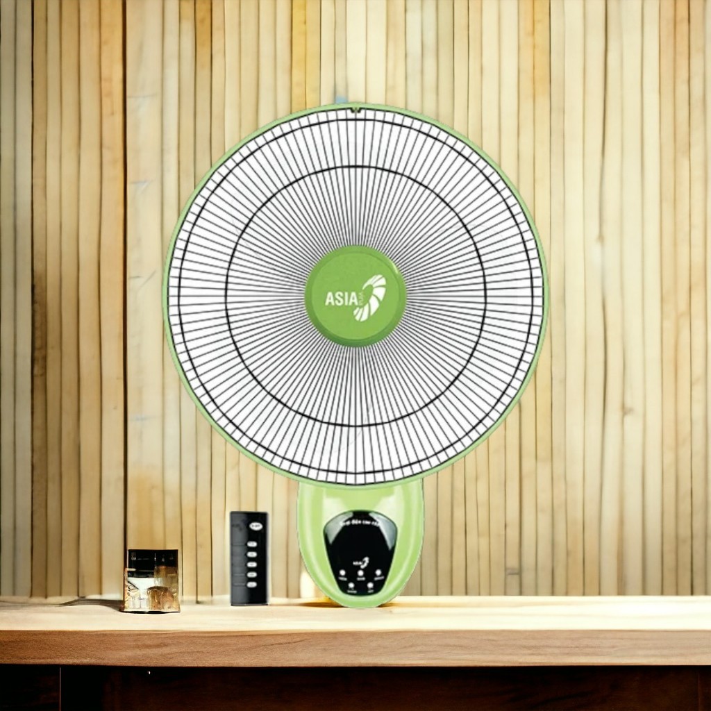  Quạt Treo Tường Asia VY377292 (Remote) - Màu lá