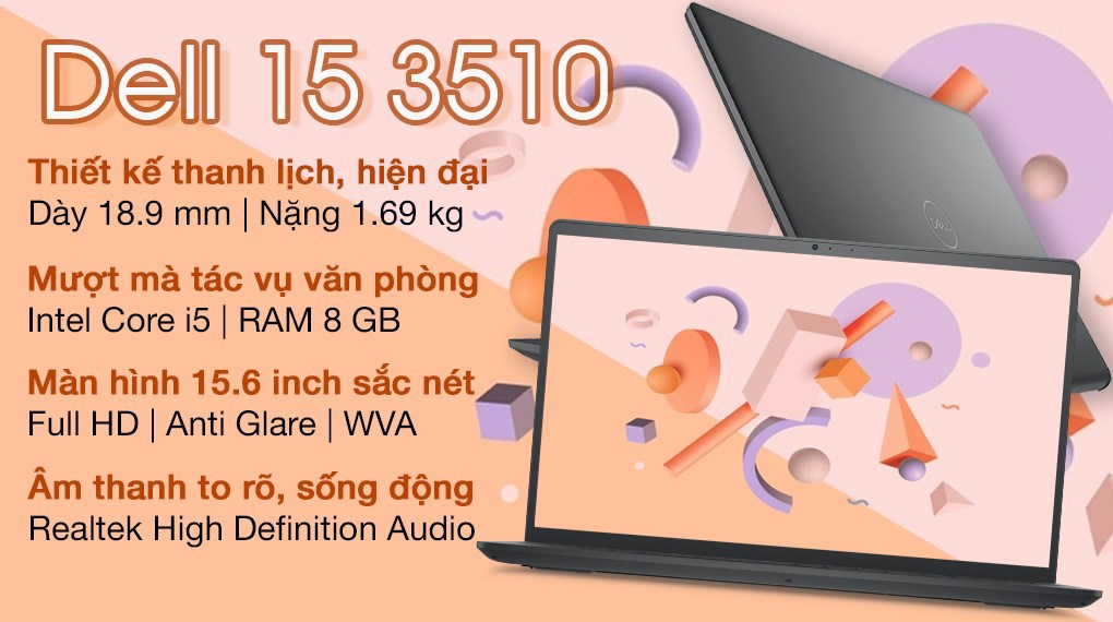 Laptop Dell Vostro 3510 i5 1135G7/8GB/256GB