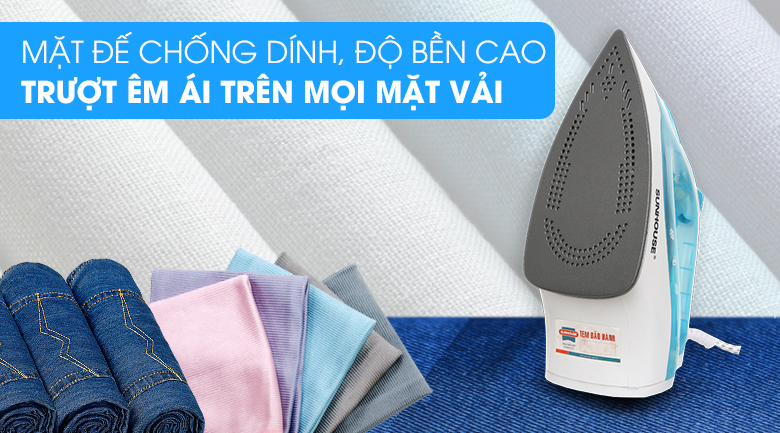Bàn ủi hơi nước Sunhouse SHD2065 1600W