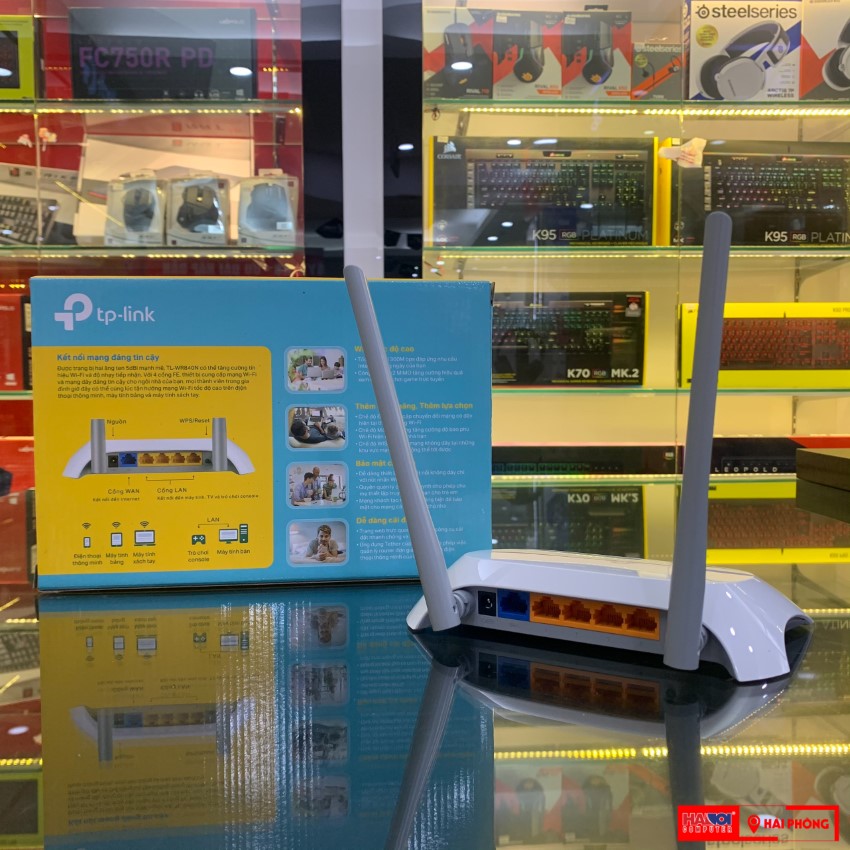 TL-WR840N Router Wi-Fi Chuẩn N Tốc Độ 300 Mbps