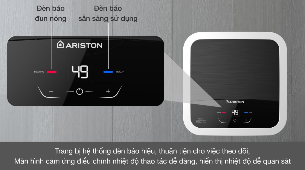 Máy nước nóng gián tiếp Ariston 15 lít AN2 15 LUX-D AG+