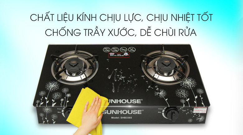 Bếp ga đôi Sunhouse SHB3365
