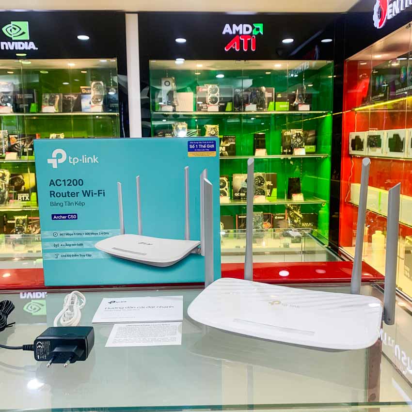 Bộ phát wifi TP-Link Archer C50 Wireless AC1200Mbps
