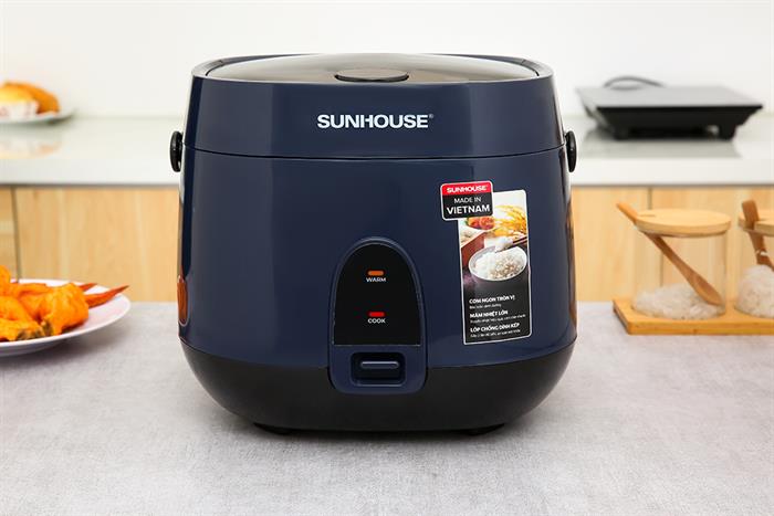 Nồi cơm nắp gài Sunhouse 1.8 lít SHD8611N
