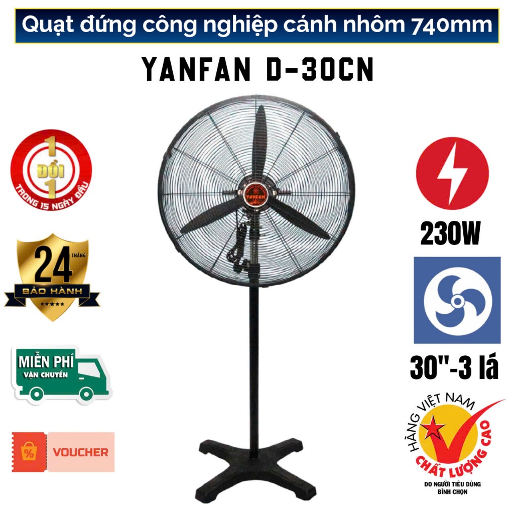 Quạt Đứng Công Nghiệp Lifan Đ-30CX