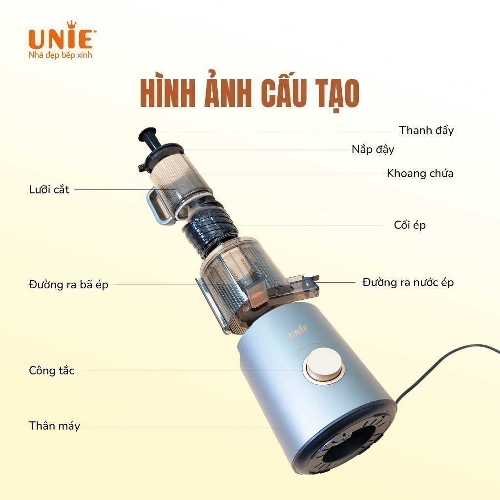 Máy ép chậm UNIE USJ866