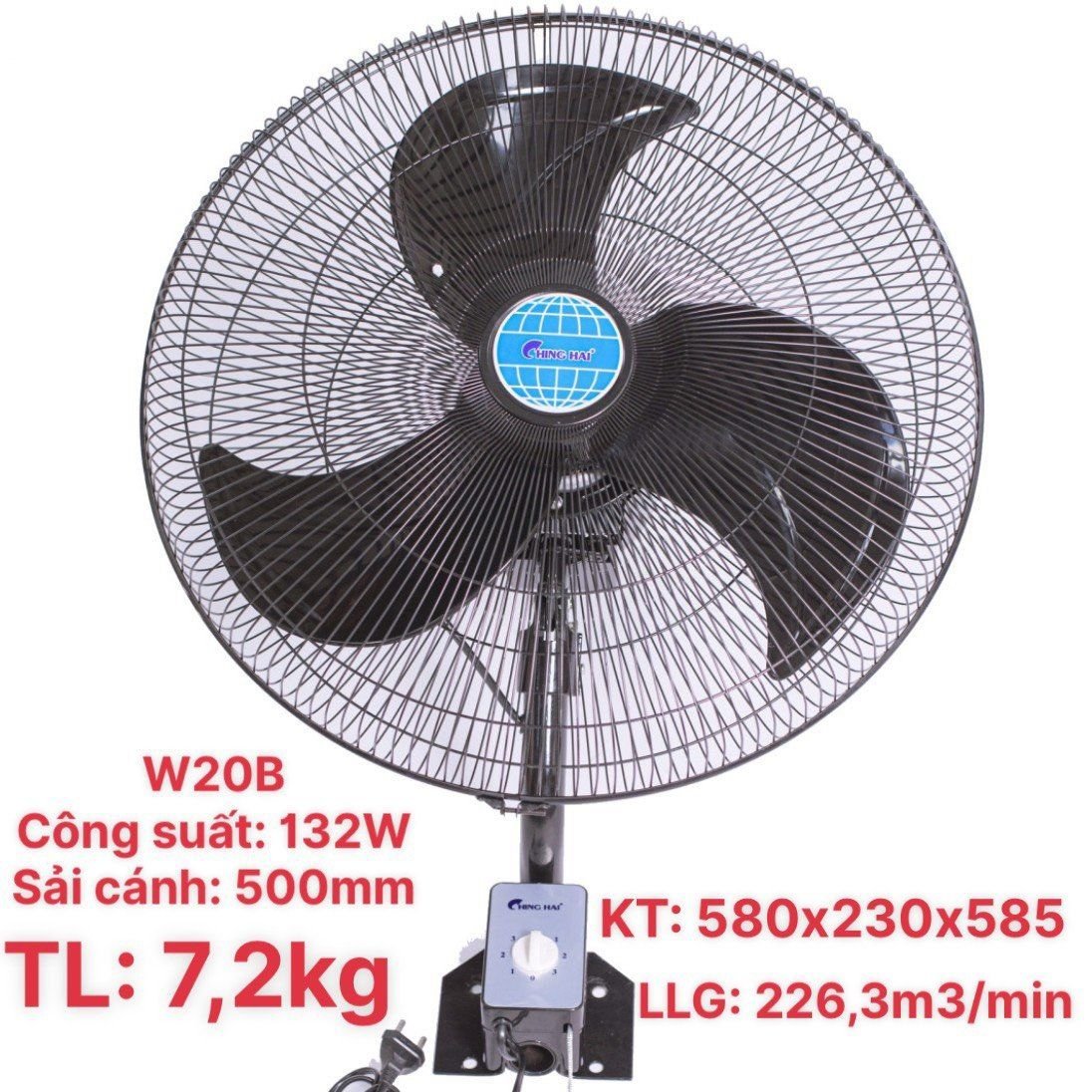 Quạt treo tường Ching Hai W20B