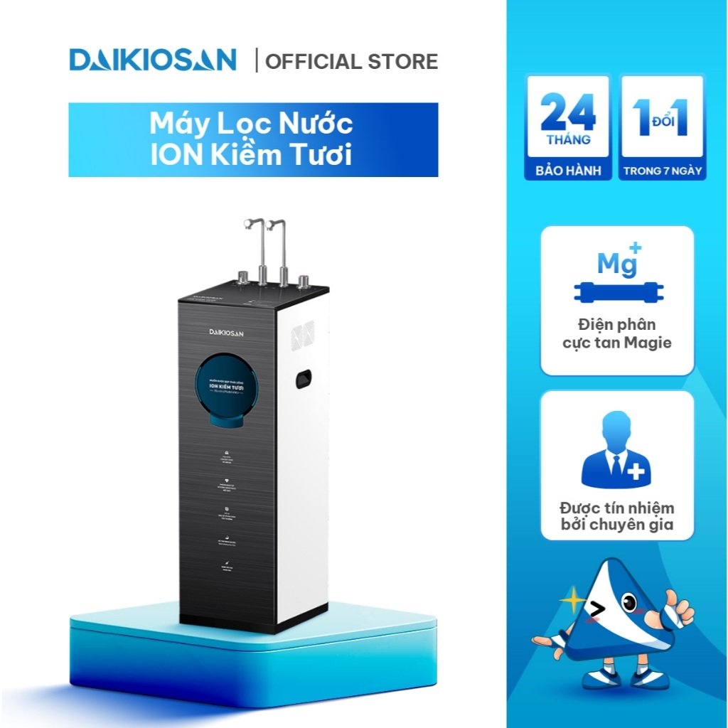 Máy lọc nước ion kiềm tươi nóng nguội Daikiosan DN204