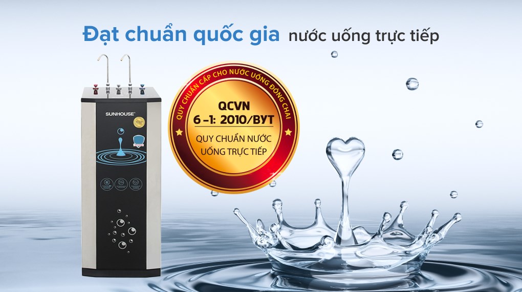Máy lọc nước RO nóng lạnh Sunhouse SHR76210CK