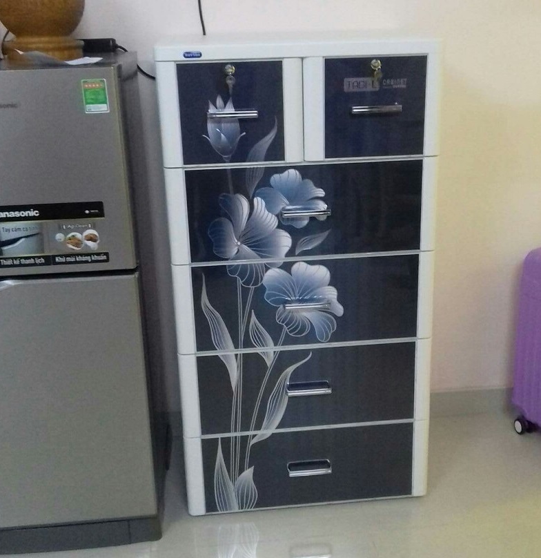 Tủ nhựa Duy Tân tabi L đen