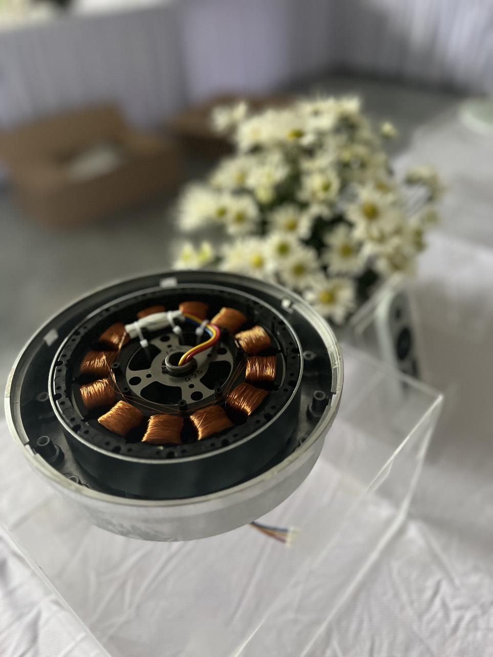 Quạt trần TLC ECOVENTO Hoa Cúc Màu bạc