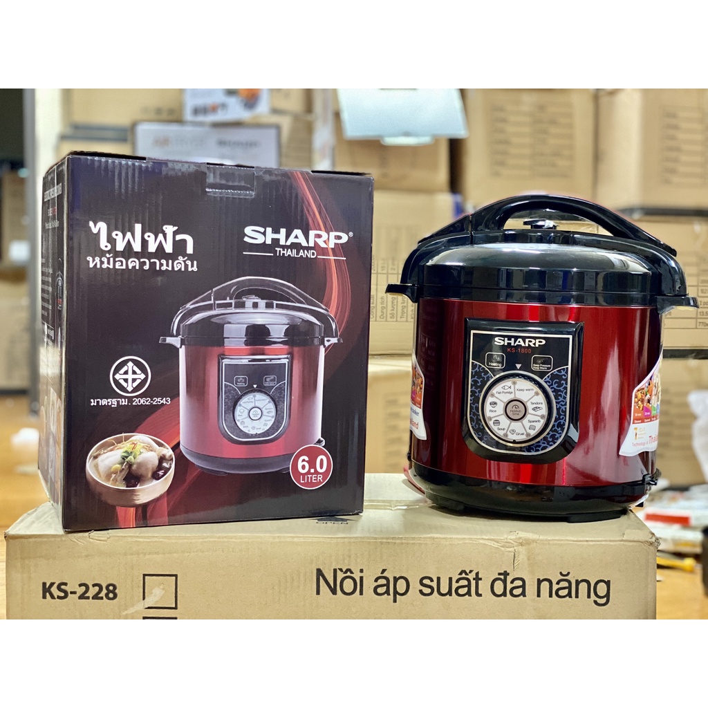  Nồi áp suất điện Sharp KS-1800
