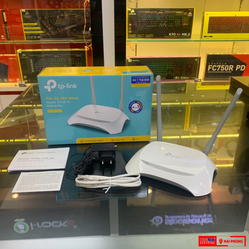 TL-WR840N Router Wi-Fi Chuẩn N Tốc Độ 300 Mbps
