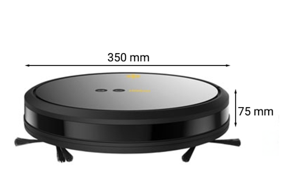 Robot Hút Bụi Hubert HB D68 - Serie 2