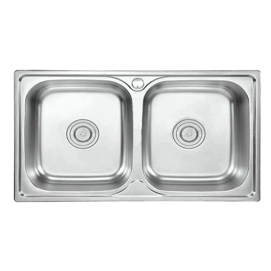 Chậu inox dập 78x43