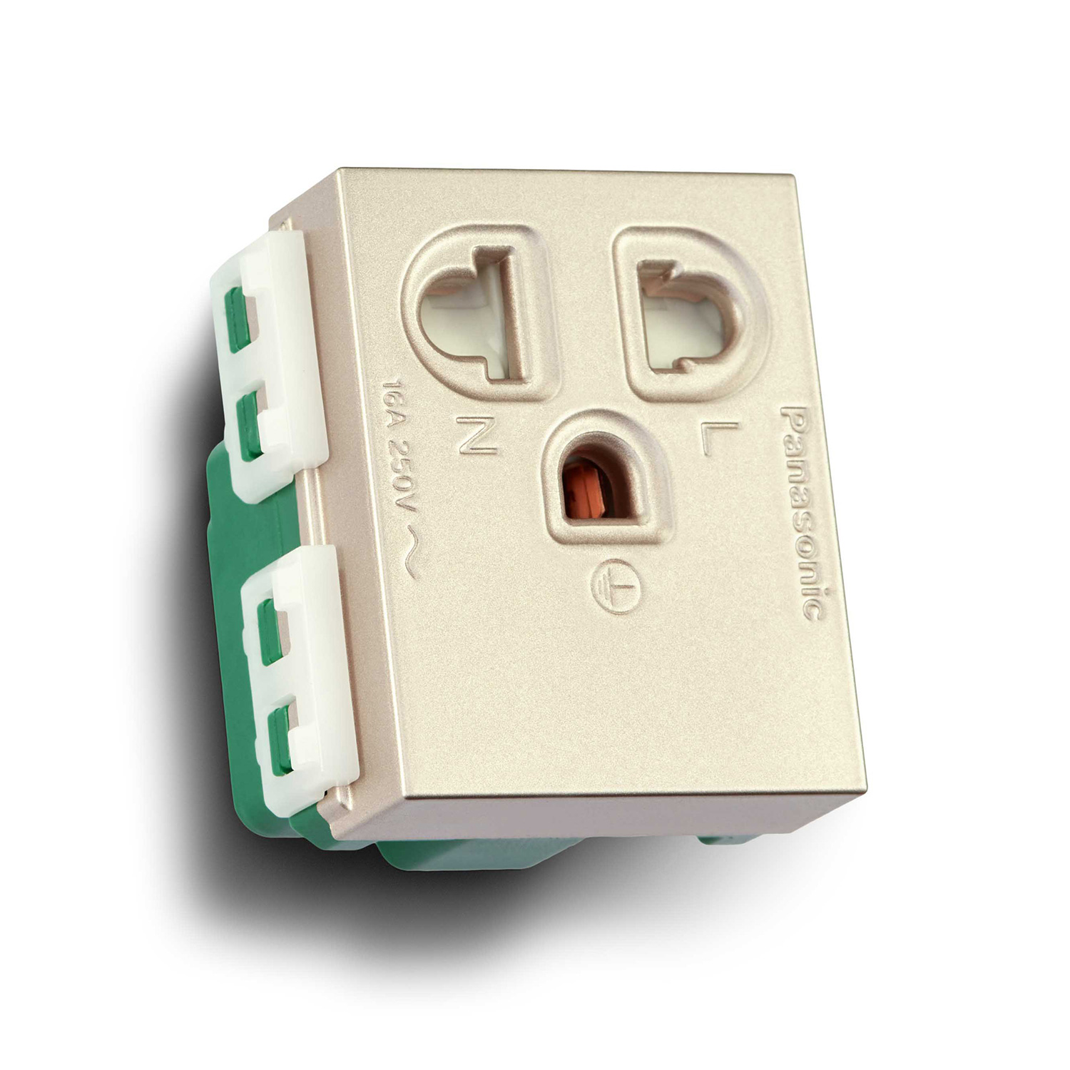 Ổ cắm đơn Panasonic WEV1181 Halumie 