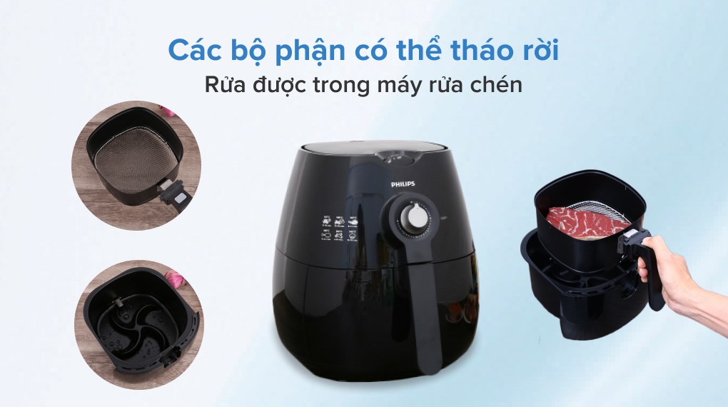 Nồi chiên không dầu Philips HD9220/20 2.4 lít