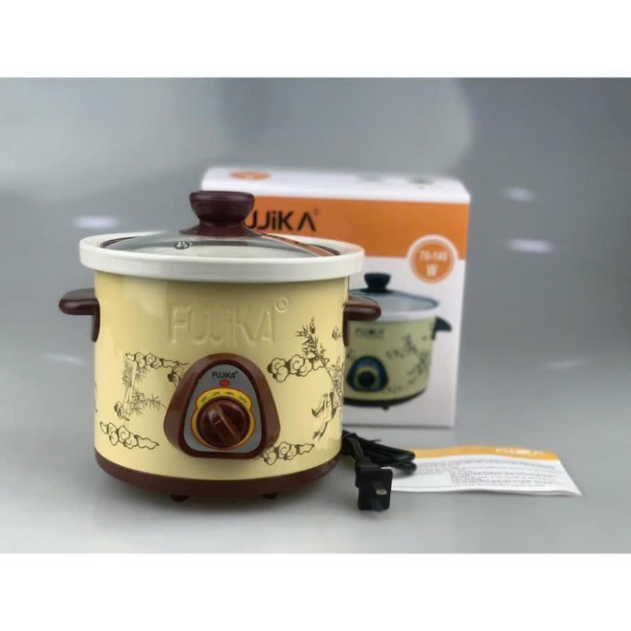 Nồi kho cá hầm cháo nấu chậm Fujika FJ-KC15 dung tích 1.5L
