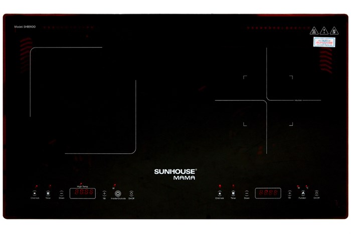 Bếp từ hồng ngoại lắp âm Sunhouse Mama SHB 9100