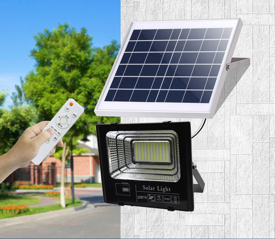 Đèn pha, đèn sân vườn năng lượng mặt trời IMT 200W
