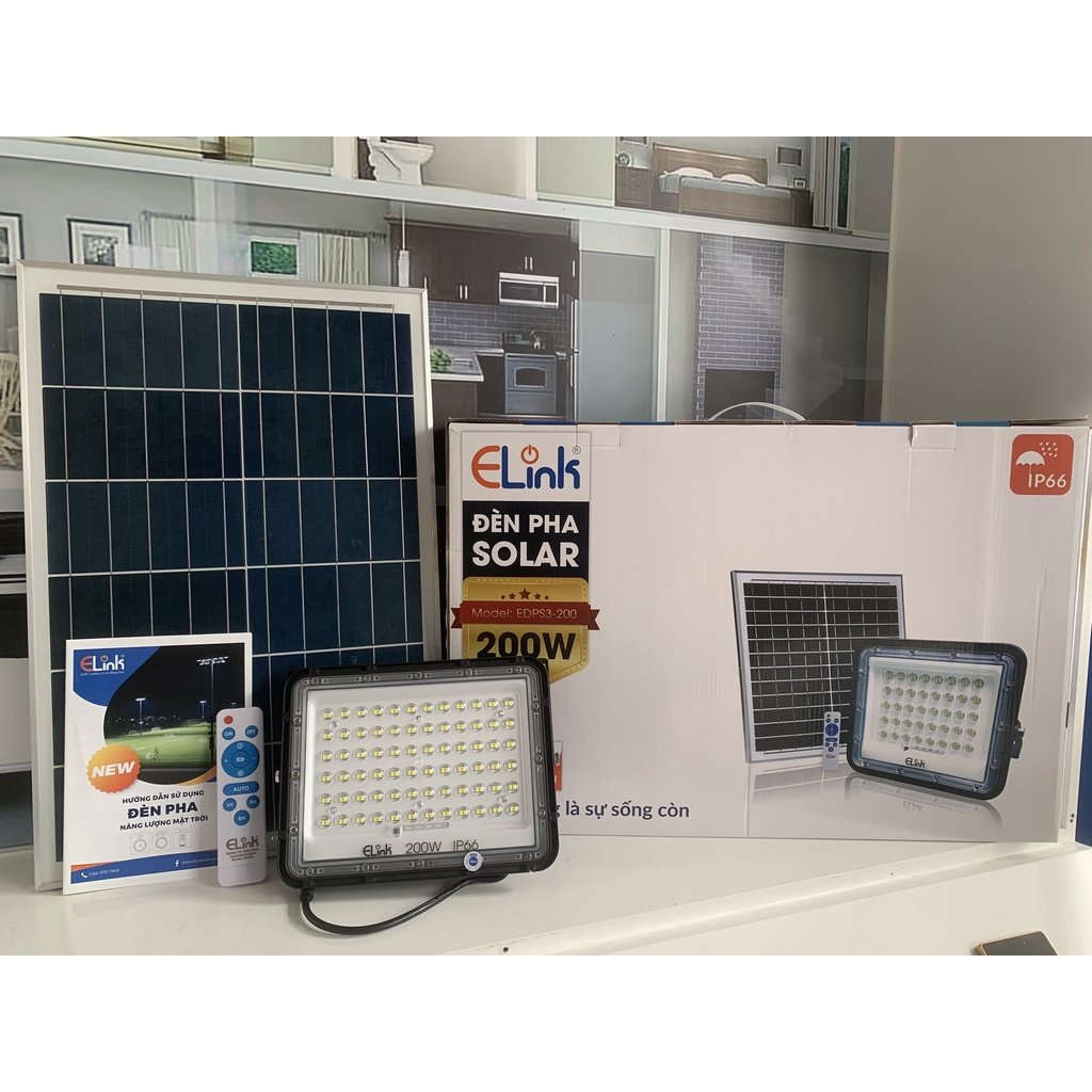 EDPS3-20060 Đèn pha năng lượng 200w As trắng ELINK