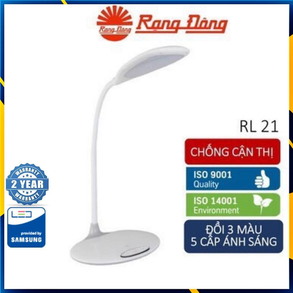 Đèn bàn LED cảm ứng RD-RL-21 8W