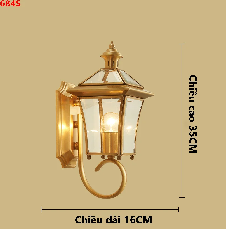 Đèn đồng ngoài trời L684S