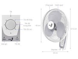 Quạt treo tường Asia VY357792 - Màu xám