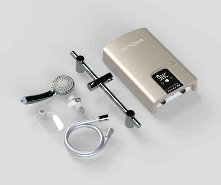 Máy nước nóng trực tiếp Ottowa TH4502 (Không có bơm trợ lực)