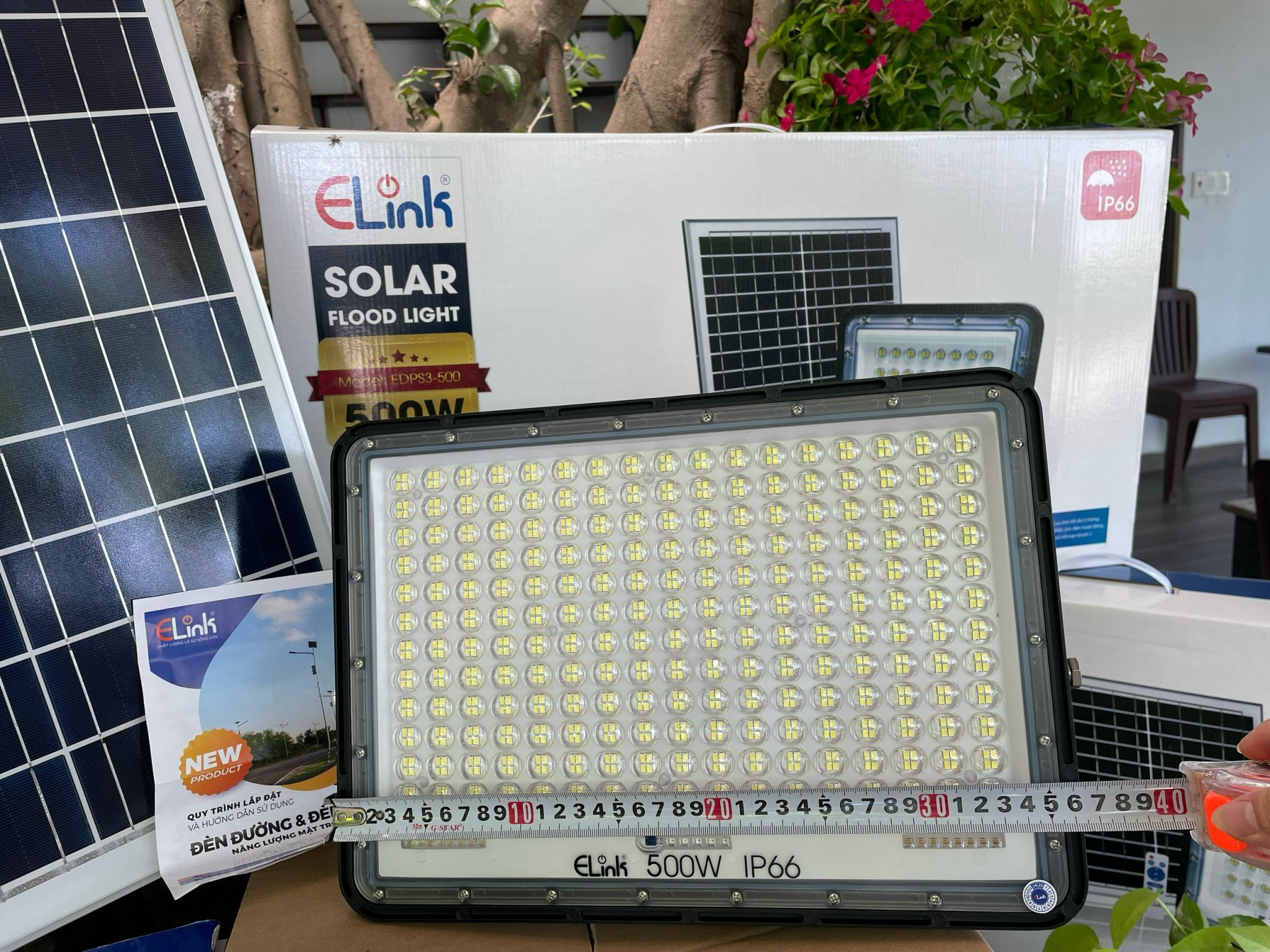 EDPS3-50060 Đèn pha năng lượng 500w As trắng ELINK