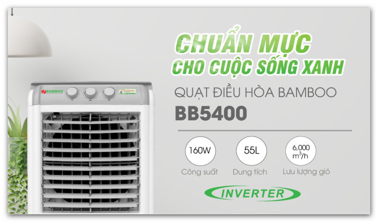Quạt điều hòa Bamboo BB5400