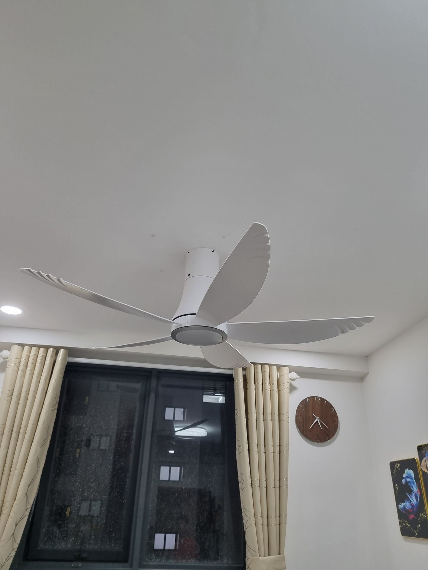 Quạt trần 5 cánh - Đèn Led có remote Nanoco model NCF5653-WL ( Công suất 69W, động cơ DC)