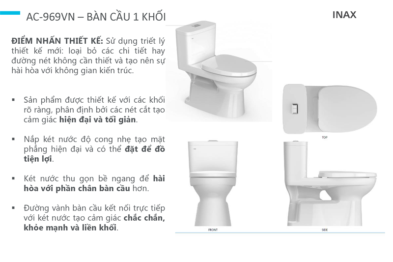 Cầu liền khối AC-969VN INAX