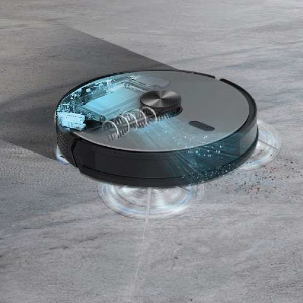 Robot hút bụi tự đổ rác Hubert HB-S68-B Plus - Của Đức