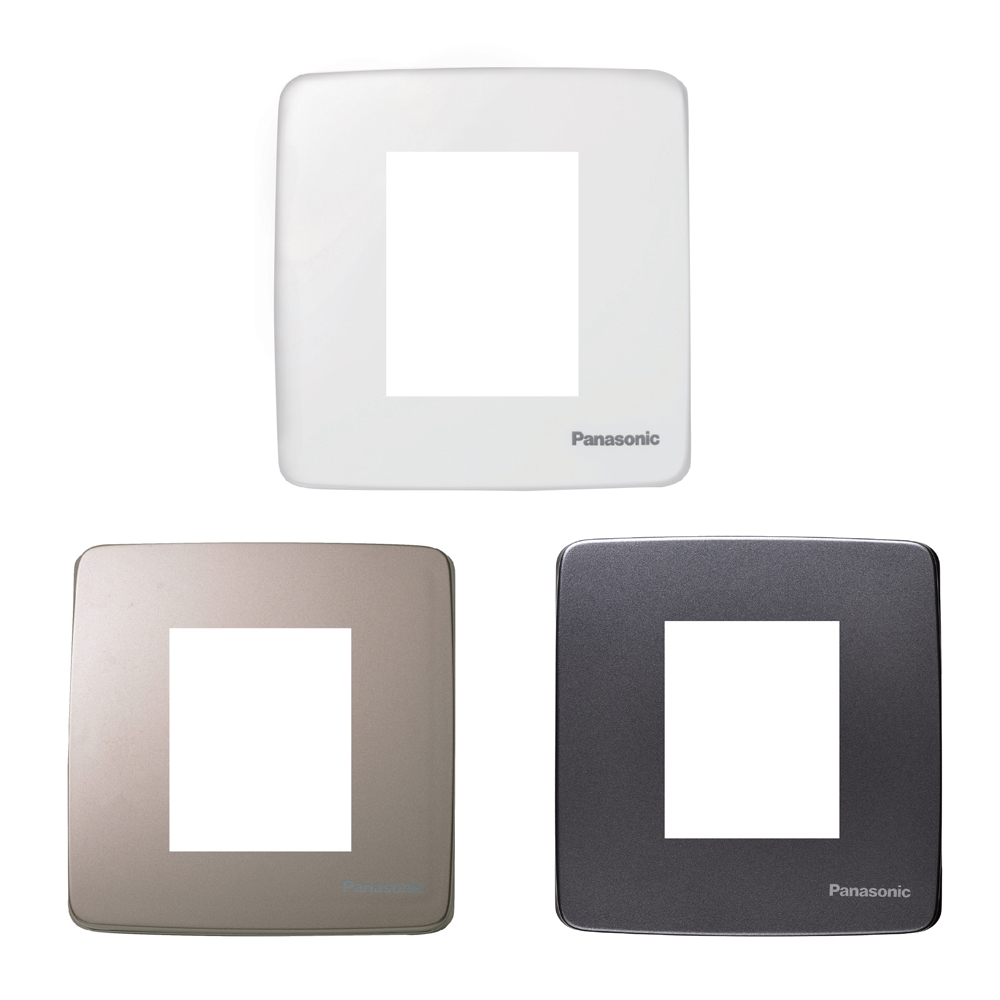 Mặt Công Tắc Panasonic WMT7812 Minerva Vuông 2 Thiết Bị