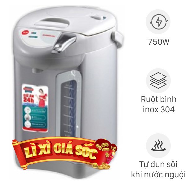 Bình thủy điện Sunhouse SHD1533 3.3 lít