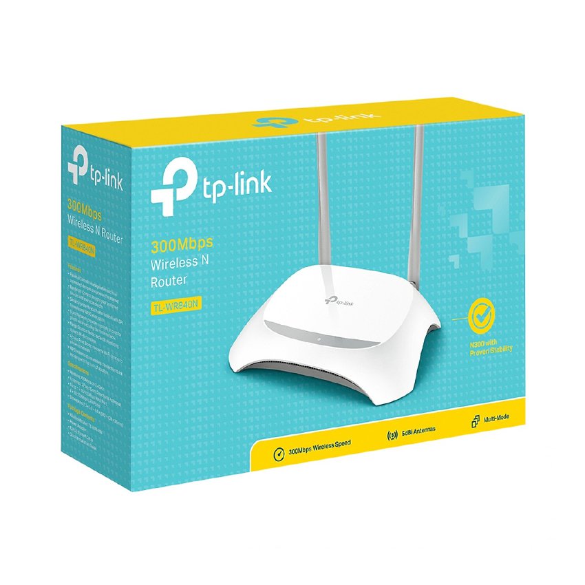 TL-WR840N Router Wi-Fi Chuẩn N Tốc Độ 300 Mbps