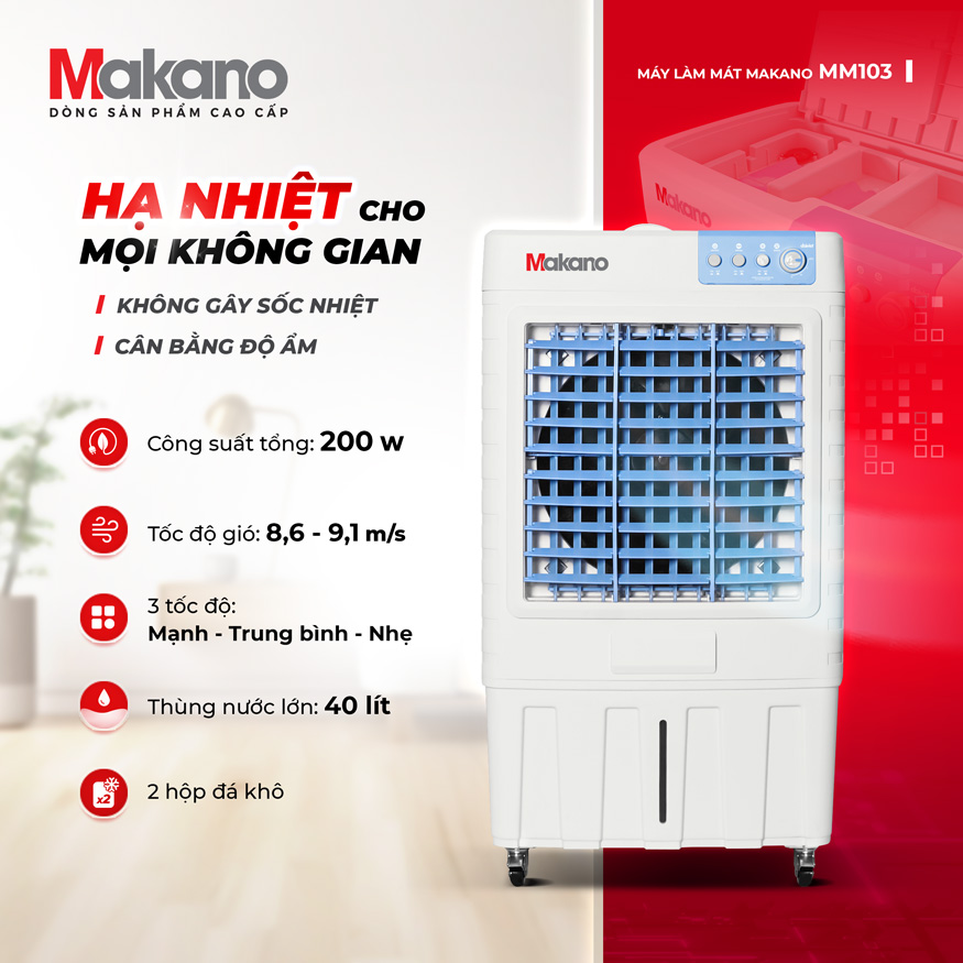 Quạt điều hòa Makano MM103