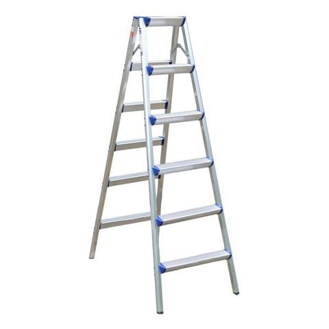 Thang nhôm bậc bằng 5 bậc 1.26m