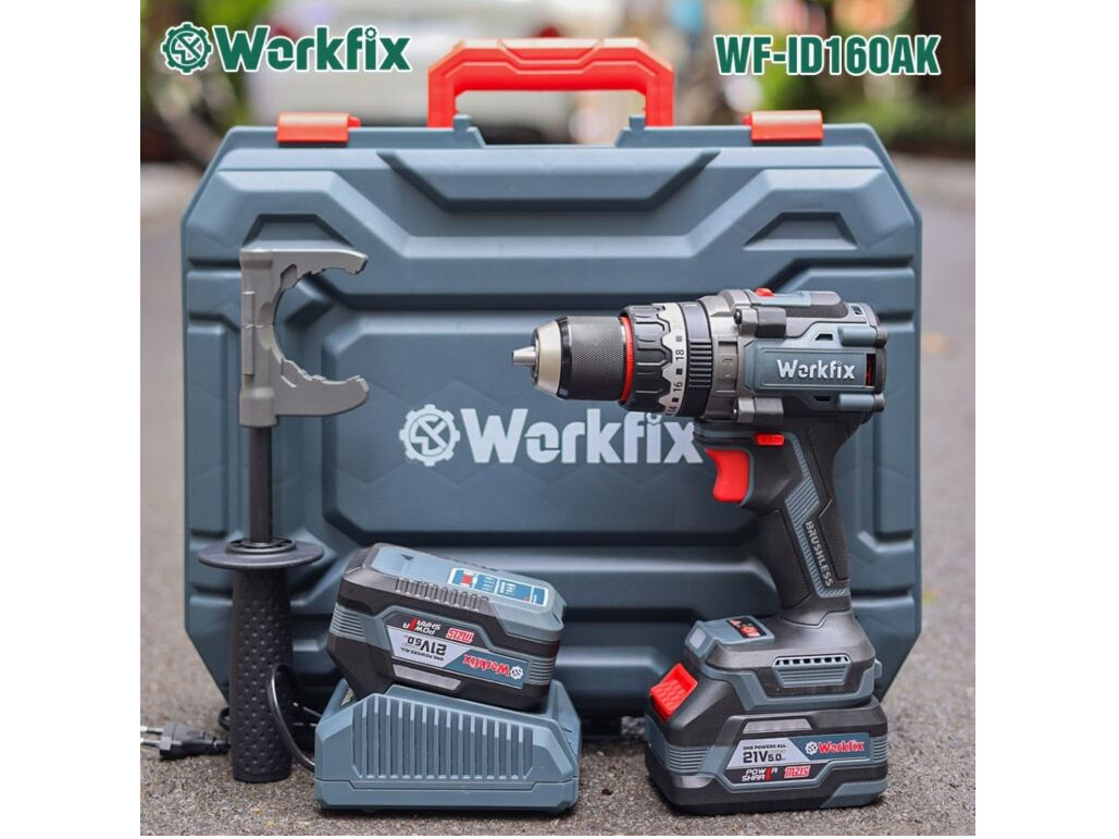 Máy khoan pin Workfix WF-ID160AK - 13mm