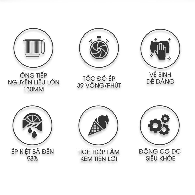Máy ép chậm Kalite KSJ868 