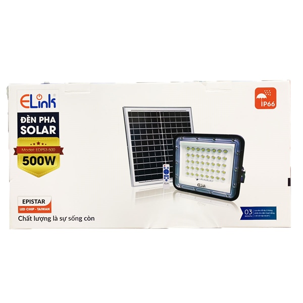 EDPS3-50060 Đèn pha năng lượng 500w As trắng ELINK