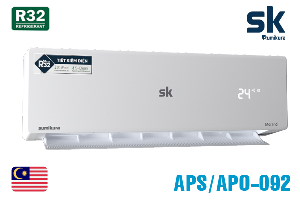 Điều hòa Sumikura APS/APO-092 9000BTU 1 Chiều (Morandi R32)