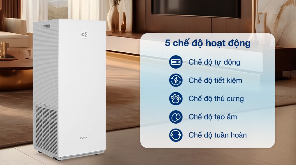Máy lọc không khí Daikin MCK70ZVM7-W 82W (Màu trắng)