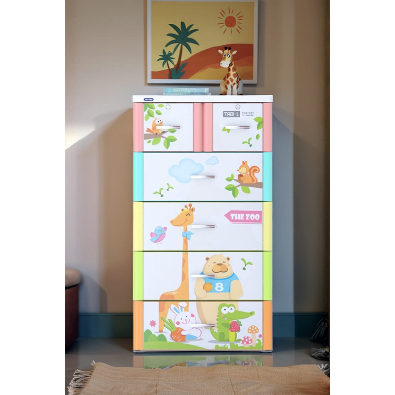 Tủ nhựa Duy Tân Mina 5 tầng (Vườn thú)