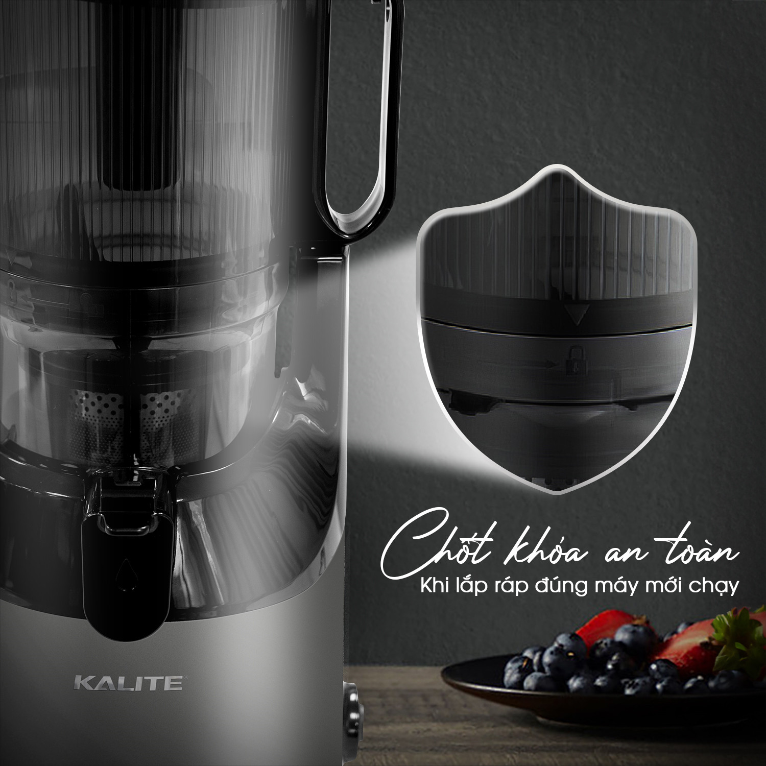 Máy ép chậm Kalite KSJ868 