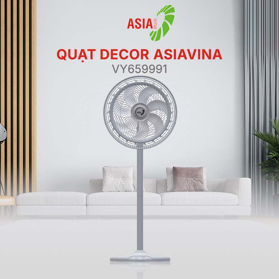 Quạt đứng ASIAvina TURBO DECOR VY659991 110w (New 2025)