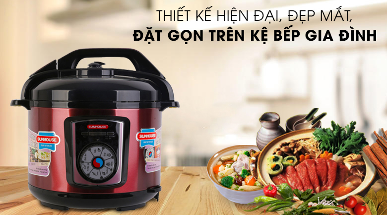 Nồi áp suất điện Sunhouse SHD1755 5 lít